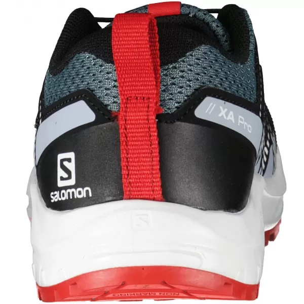  Otroški čevlji SALOMON XA PRO V8 J L41613700 SIVA/MODRA/RDEČA 