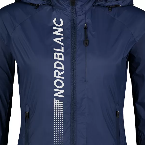  Ženska kolesarska jakna NORDBLANC FADEAWAY NBSJL7609 TEMNO MODRA 