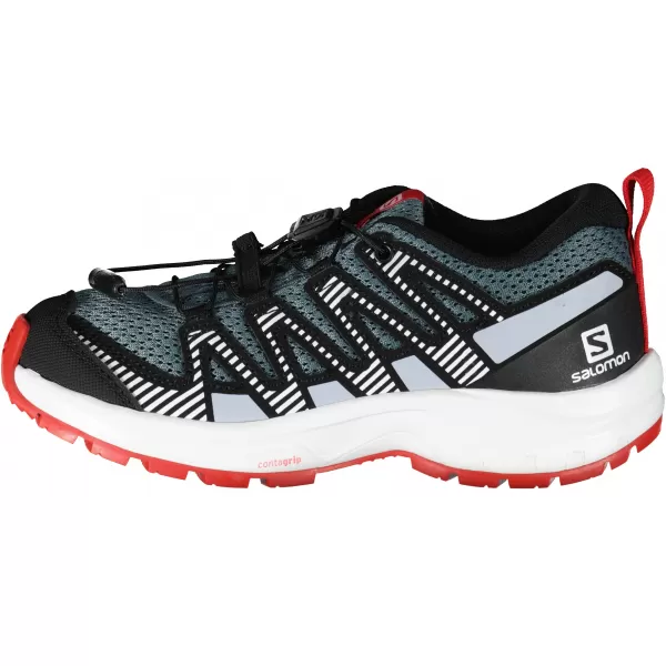  Otroški čevlji SALOMON XA PRO V8 J L41613700 SIVA/MODRA/RDEČA 