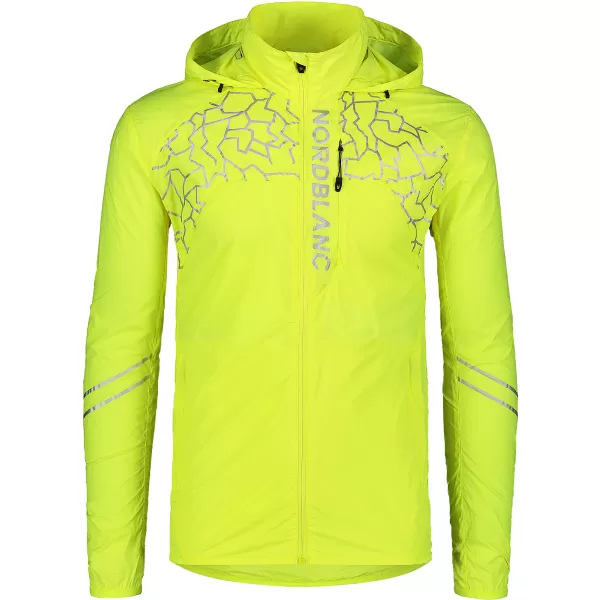  Moška jakna NORDBLANC WELL-BEING NBSJM7602 FLUORESCENTNO ZELENA 