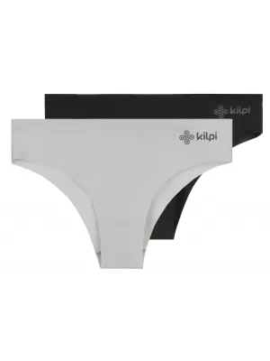 Ženske spodnjice 2 pak KILPI 2P NELIA-W RL0222KI SVETLO SIVA/ČRNA