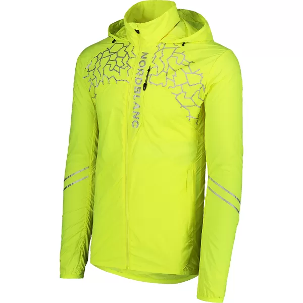  Moška jakna NORDBLANC WELL-BEING NBSJM7602 FLUORESCENTNO ZELENA 
