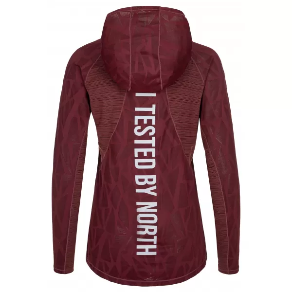  Ženski športni pulover KILPI AILEEN-W RL0310KI TEMNO RDEČA 