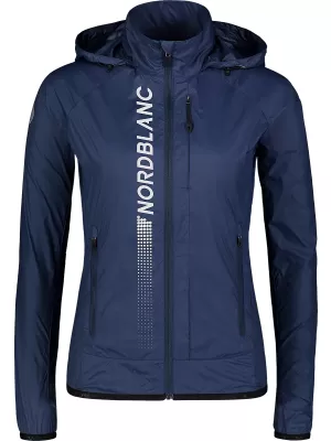 Ženska kolesarska jakna NORDBLANC FADEAWAY NBSJL7609 TEMNO MODRA