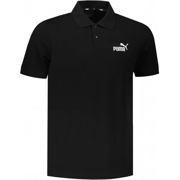  Moška majica s kratkimi rokavi z ovratnikom PUMA ESS PIQUE POLO 586674-01 ČRNA 