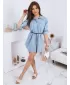 Obleka DSTREET EY2106 SVETLO MODRA