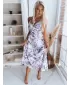 Obleka DSTREET CHANTELE EY1823z BELA -VIOLET