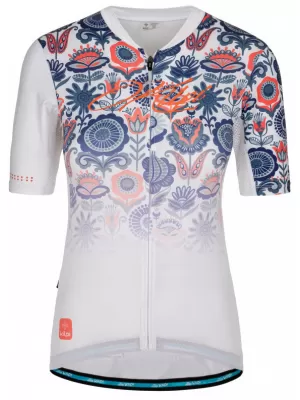 Ženski kolesarski dres KILPI ORETI-W RL0327KI BELA