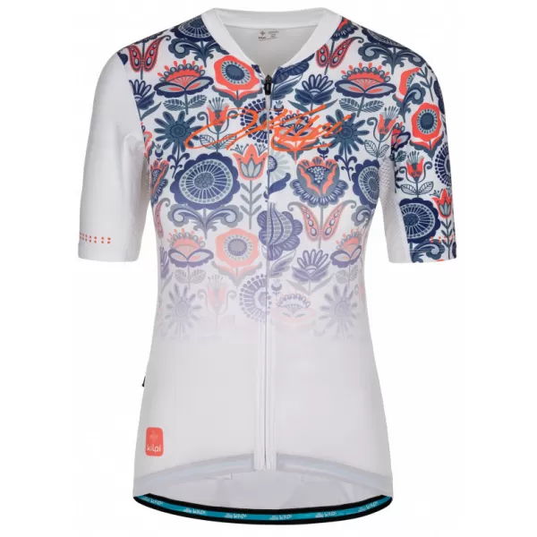  Ženski kolesarski dres KILPI ORETI-W RL0327KI BELA 