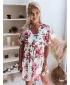 Obleka DSTREET CLAIRE II EY1866z BELO -RED