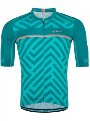 Moški kolesarski dres KILPI TINO-M RM0314KI TURKIZNA