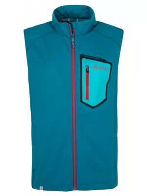 Moški softshell telovnik KILPI RIELLO-M RM0106KI TURKIZNA