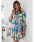 Obleka DSTREET EY2042 SVETLO MODRA