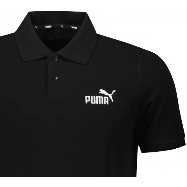  Moška majica s kratkimi rokavi z ovratnikom PUMA ESS PIQUE POLO 586674-01 ČRNA 