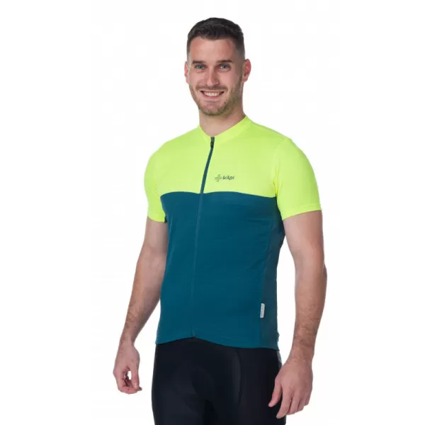  Moški kolesarski dres KILPI LAUBEN-M RM0392KI TURKIZNA 
