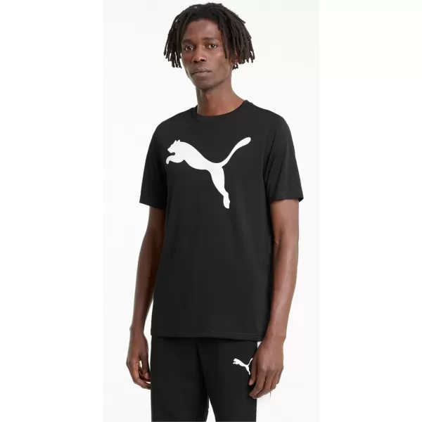  Moška majica s kratkimi rokavi PUMA ACTIVE BIG LOGO TEE 586724-01 ČRNA 