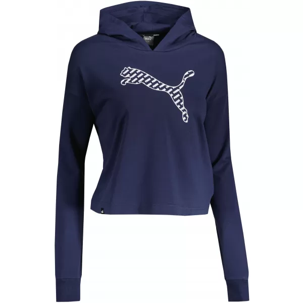  Ženski pulover PUMA POWER SUMMER GRAPHIC HOODIE TR 848402-06 MODRA 