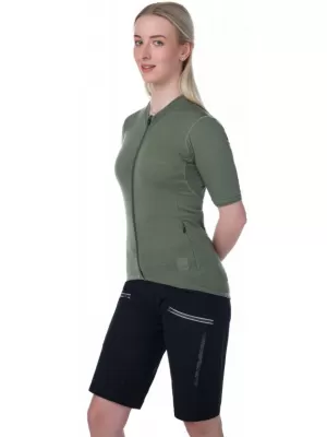 Ženski kolesarski dres KILPI MEARIL-W RL0324KI KAKI