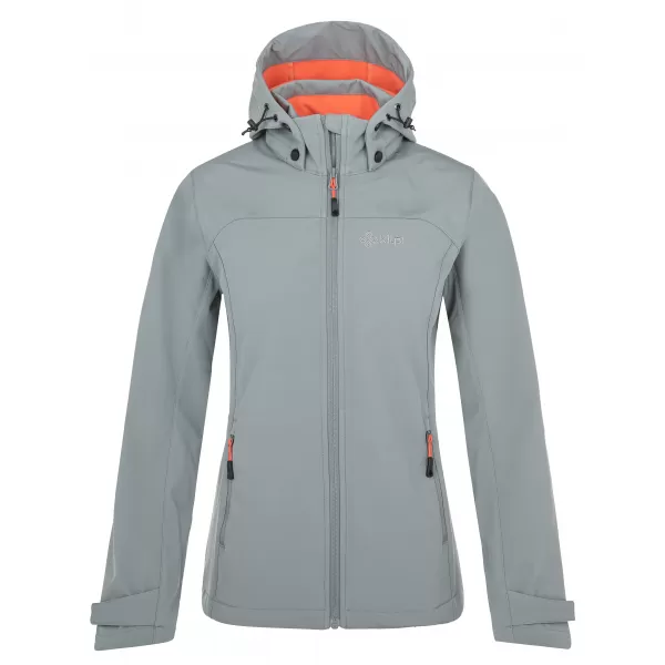  Ženska softshell jakna KILPI RAVIA-W RL0111KI TEMNO SIVA 
