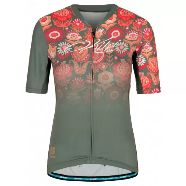  Ženski kolesarski dres KILPI ORETI-W RL0327KI KAKI 