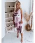 Obleka DSTREET CHANTELE EY1820z BELA -PINK