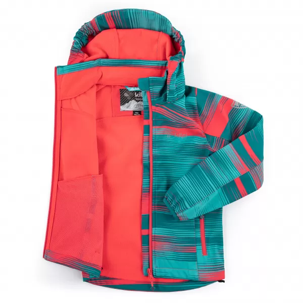  Dekliška softshell jakna KILPI RAVIA-J RJ0515KI TURKIZNA 