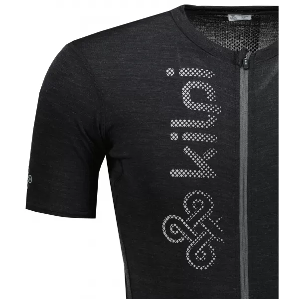 Moški kolesarski dres KILPI PETRANA-M RM0312KI TEMNO SIVA 