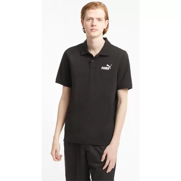 Moška majica s kratkimi rokavi z ovratnikom PUMA ESS PIQUE POLO 586674-01 ČRNA 