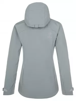 Ženska softshell jakna KILPI RAVIA-W RL0111KI TEMNO SIVA