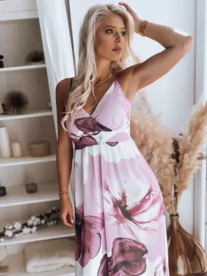 Obleka DSTREET CHANTELE EY1820z BELA -PINK