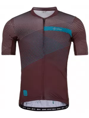 Moški kolesarski dres KILPI NERITO-M RM0310KI TEMNO RDEČA