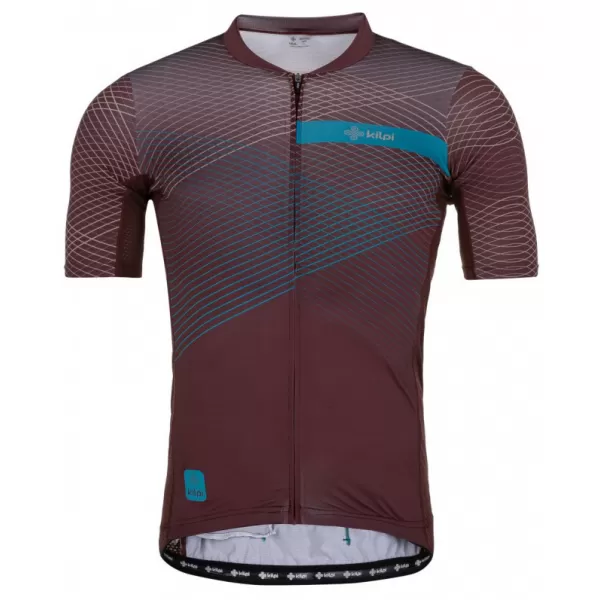  Moški kolesarski dres KILPI NERITO-M RM0310KI TEMNO RDEČA 