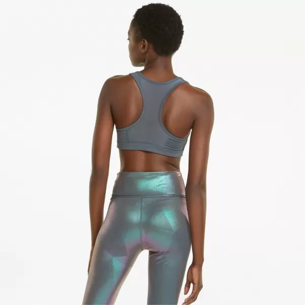  Ženski nedrček PUMA MID IMPACT 4KEEPS GRAPHIC BRA PM 520306-42 SIVA 