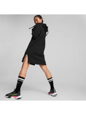 Ženski pulover PUMA HER HOODED DRESS 670817-01 ČRNA