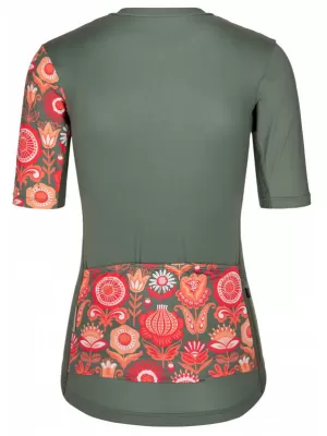 Ženski kolesarski dres KILPI ORETI-W RL0327KI KAKI
