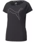 Ženska majica s kratkimi rokavi PUMA TRAIN FAV JERSEY CAT TEE 522420-01 ČRNA