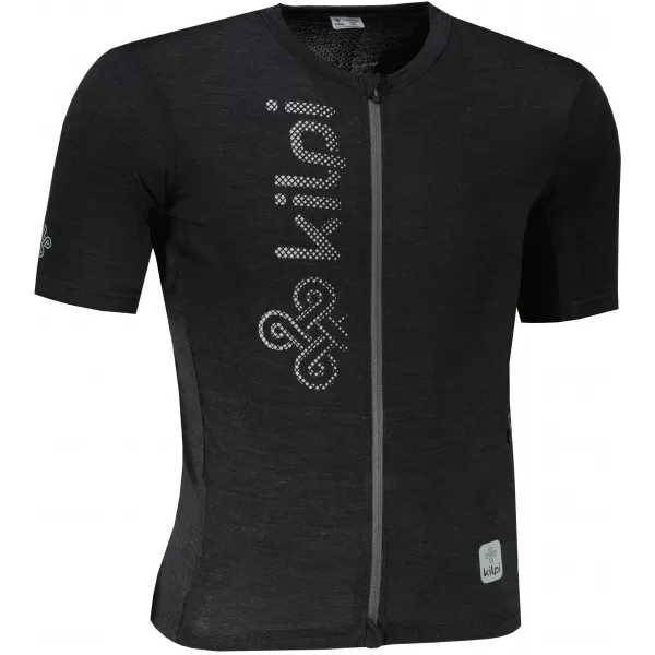  Moški kolesarski dres KILPI PETRANA-M RM0312KI TEMNO SIVA 