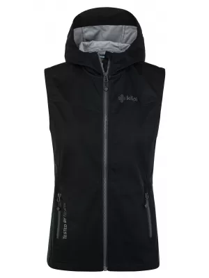 Ženski softshell telovnik KILPI MONILEA-W RL0107KI ČRNA