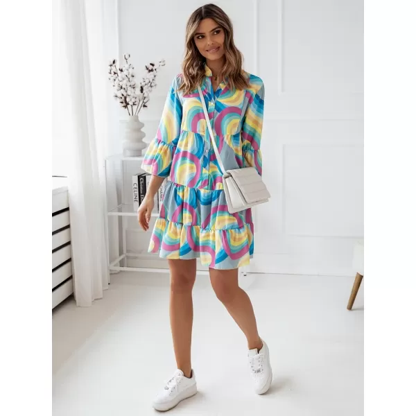  Obleka DSTREET EY2042 SVETLO MODRA 