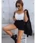 Ženske kratke hlače DSTREET SY0227 ČRN