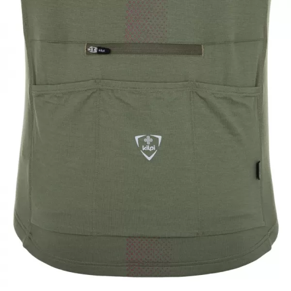  Moški kolesarski dres KILPI PETRANA-M RM0312KI KAKI 