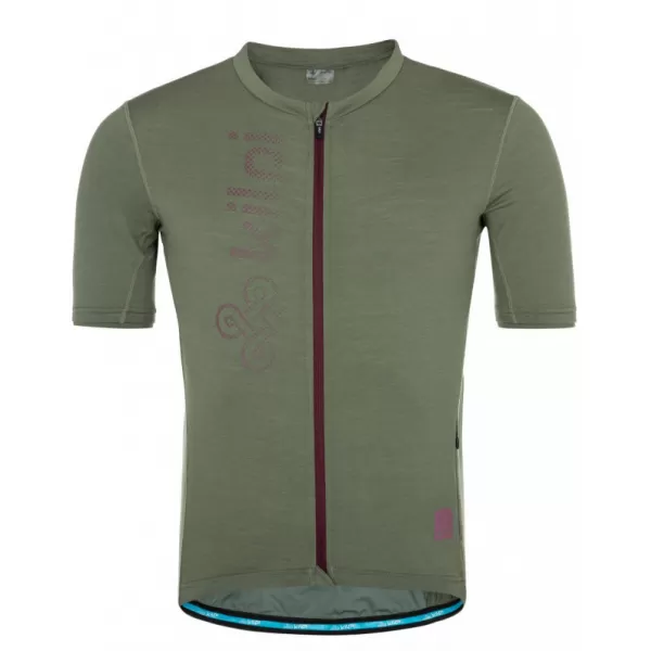  Moški kolesarski dres KILPI PETRANA-M RM0312KI KAKI 