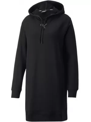 Ženski pulover PUMA HER HOODED DRESS 670817-01 ČRNA
