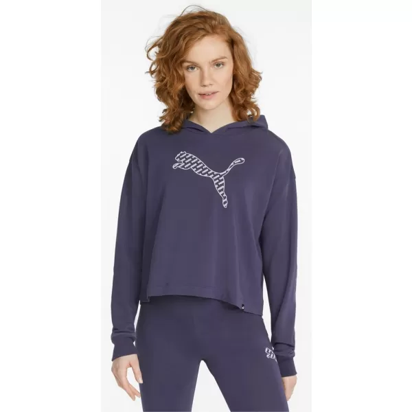  Ženski pulover PUMA POWER SUMMER GRAPHIC HOODIE TR 848402-06 MODRA 