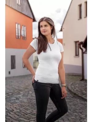 Ženska majica s kratkimi rokavi ALTISPORT PUSTA LTSY947 BELA