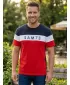 Moška majica s kratkimi rokavi SAM 73 KAVIX MT 815 RDEČA