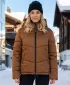 Ženska jakna SAM 73 GEDE WB 838 TEMNO RJAVA