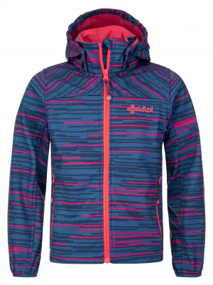 Dekliška softshell jakna KILPI RAVIA-JG SJ0155KI TEMNO MODRA