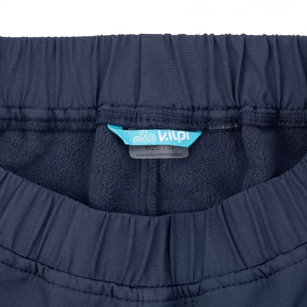  Otroške softshell hlače KILPI RIZO-J SJ0405KI TEMNO MODRA 