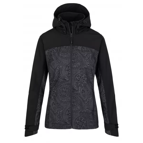  Ženska softshell jakna KILPI RAVIA-W SL0124KI TEMNO SIVA 
